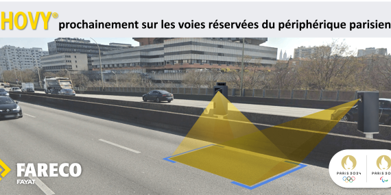 Fayat Energie Services : la solution HOVY®, un système breveté de détection et de contrôle des voies réservées sur le boulevard périphérique parisien pour les JOP 2024