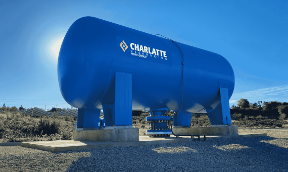 Réservoir à vessie de 38 000 litres pour le projet Santa Margarita aux États-Unis