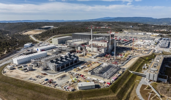 Chantier du réacteur nucléaire ITER, Provence-Alpes-Côte d’Azur © ITER