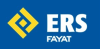 Logo ERS Blanc sur fond bleu